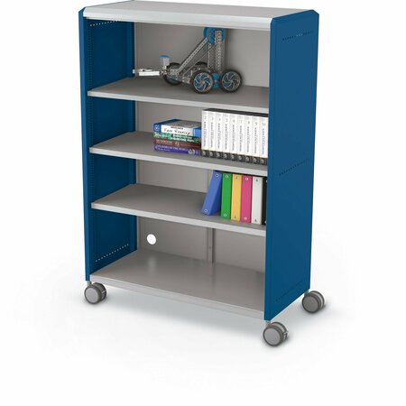 Mooreco Compass Cabinet Grande With Shelves Navy 60.6in H x 42in W x 19.2in D D3A1J1D1X0